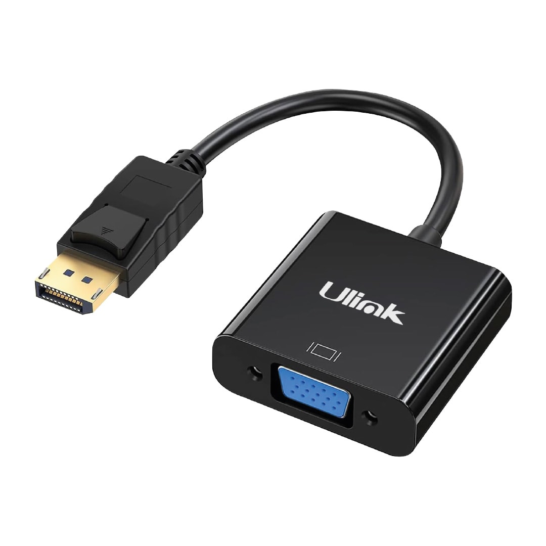 Adaptador de video Display Port Macho a VGA hembra / mod. UL-DPVGA1