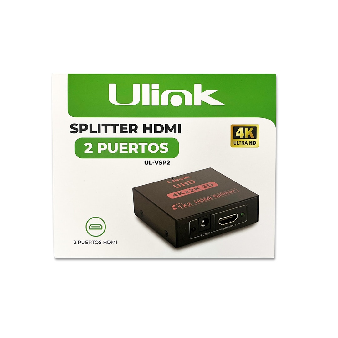Splitter de video HDMI 2 puertos / mod. UL-VSP24