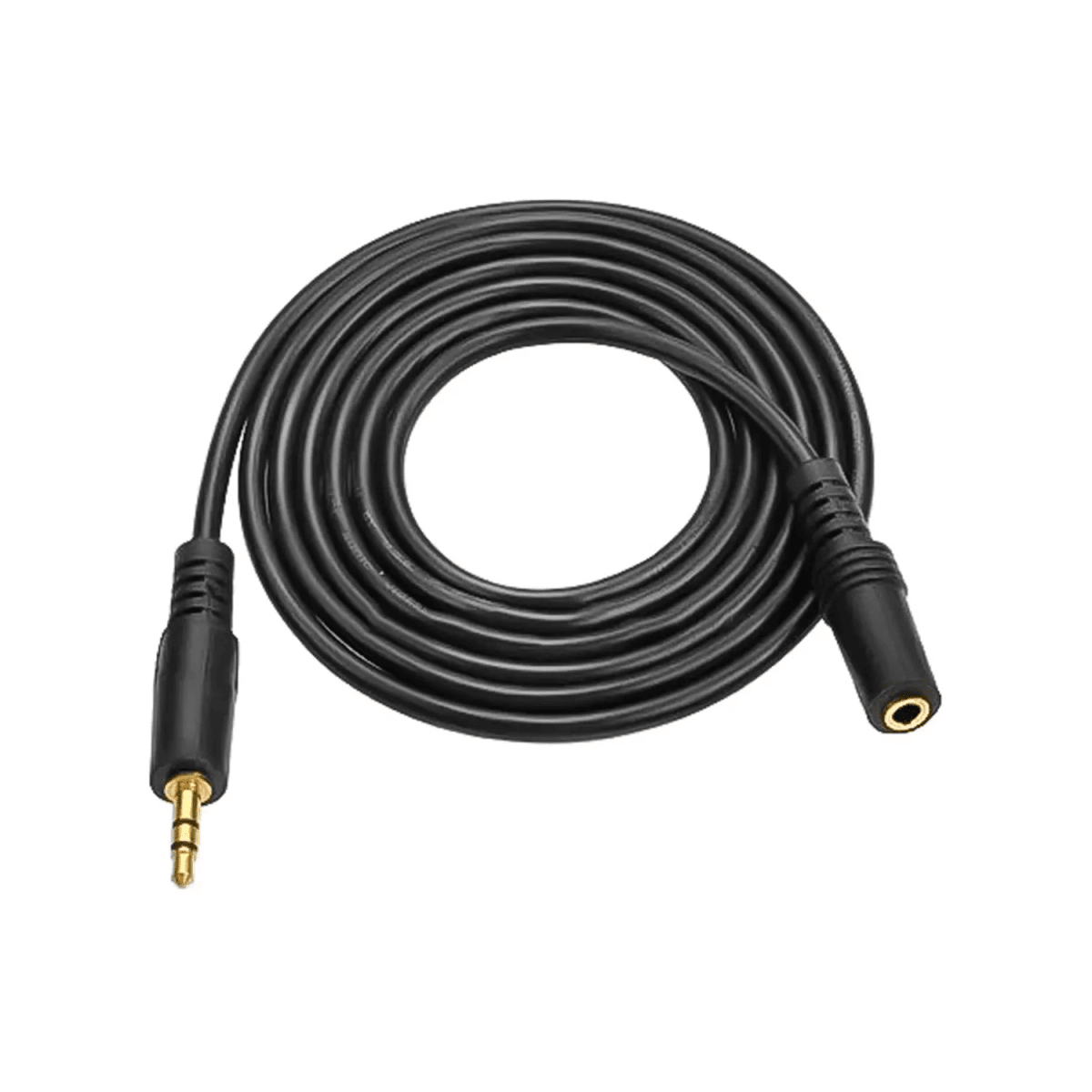 Cable de audio 3,5mm a 3,5mm M-H de 1,5  mts1