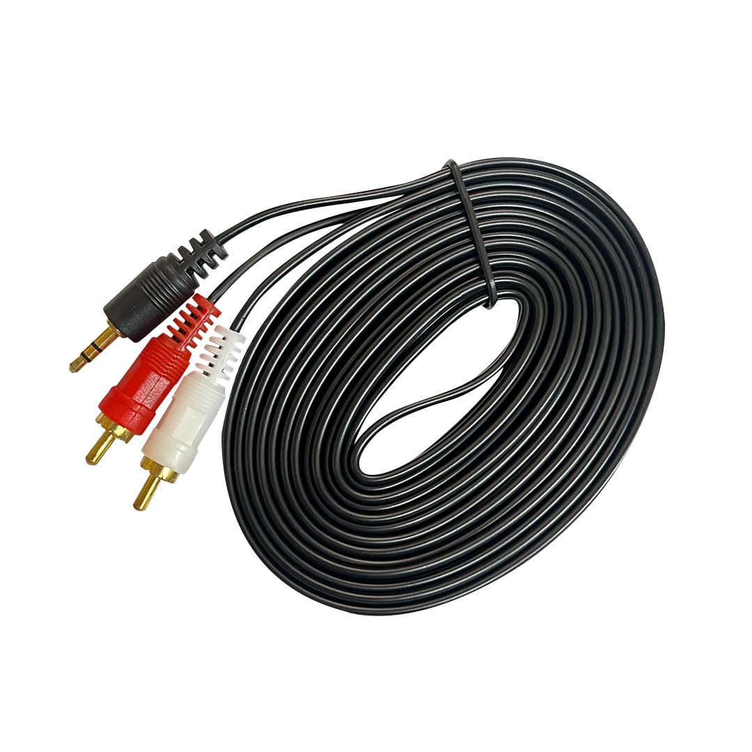 Cable de audio 3,5mm a 2 RCA de 3 m2