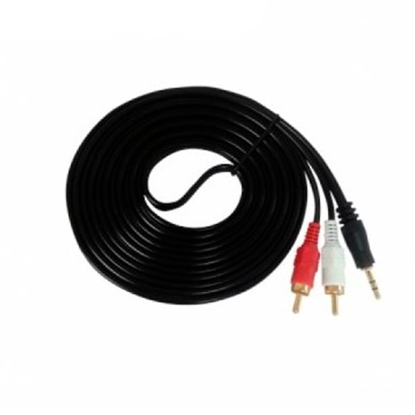 Cable de audio 3,5mm a 2 RCA de 1,5 mts2