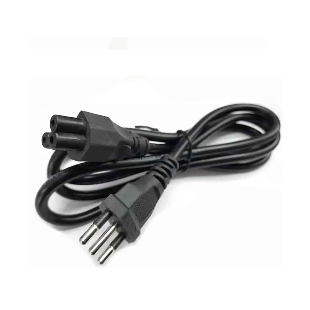 Cable de poder para Notebook tipo trébol,  0,75mm 1,8mts2