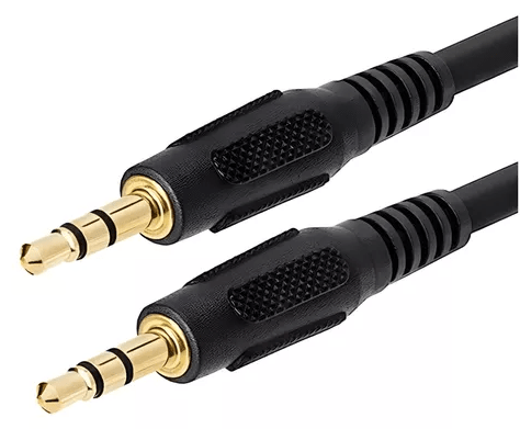Cable de audio 3,5mm a 3,5mm M-M de 0,5 mts3