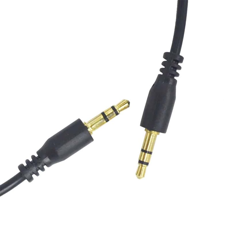 Cable de audio 3,5mm a 3,5mm M-M de 0,5 mts2