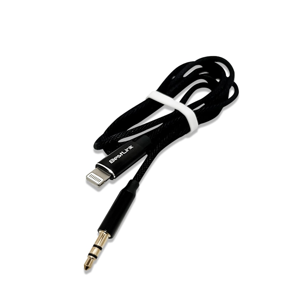 Cable de audio Lightning a 3,5mm reforzado 1 metro2