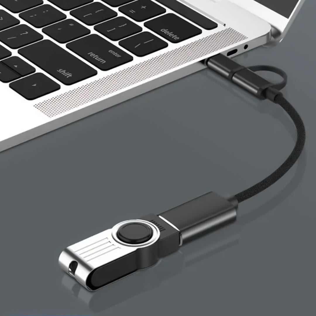 Cable OTG 2 en 1 microUSB + USBC a USB Hembra / mod. BL-ADOTG204