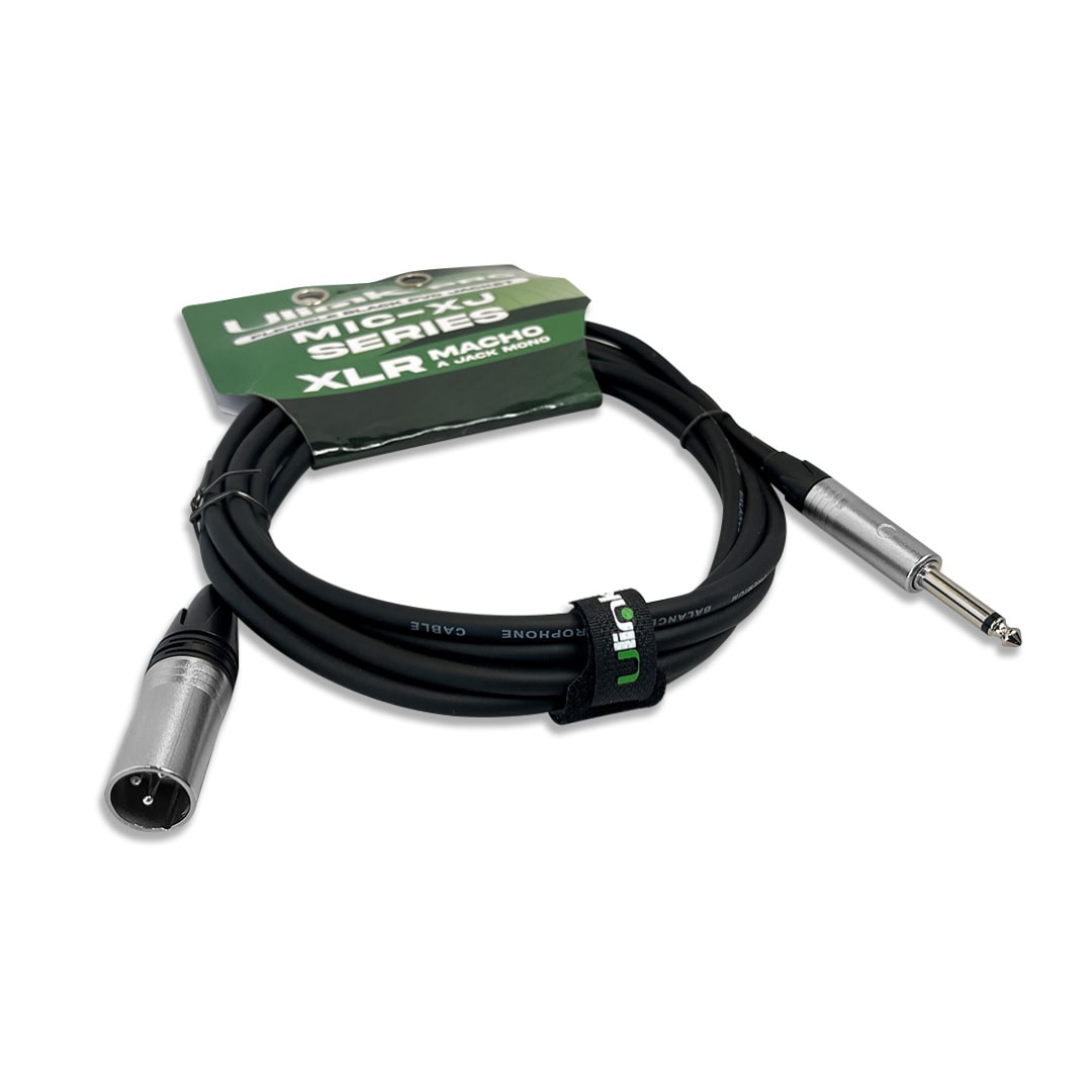 Cable de audio XLR macho a Jack mono de 10 m / UL-MIC-XJ40102
