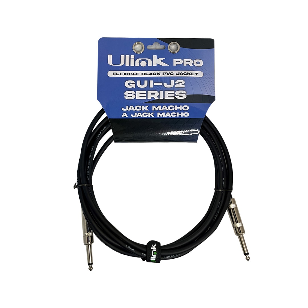 Cable de audio Jack macho macho mono de 10  mts / UL-GUI-J2101