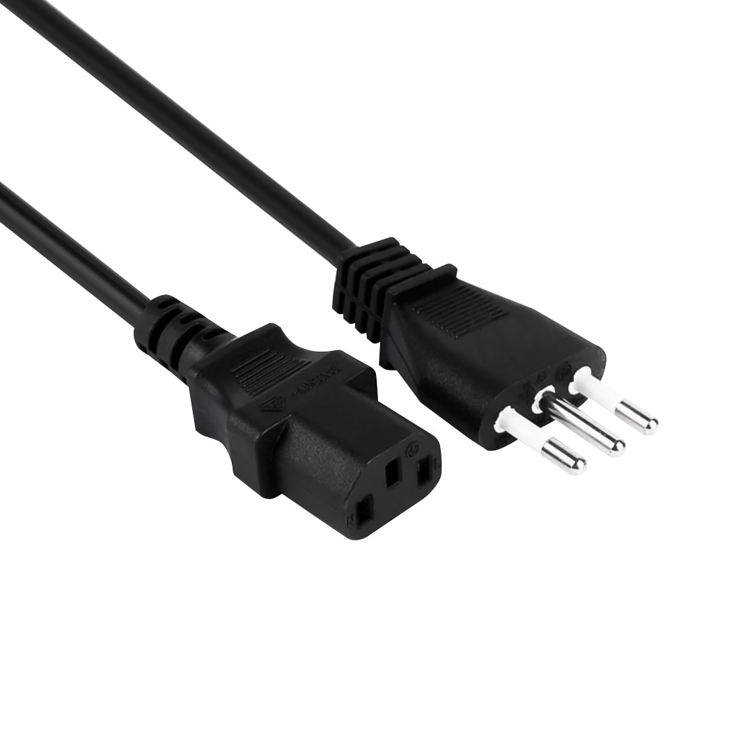 Cable de Poder Universal para PC de 1,8 m 3*0,75mm 10Amp C13 Certificado1