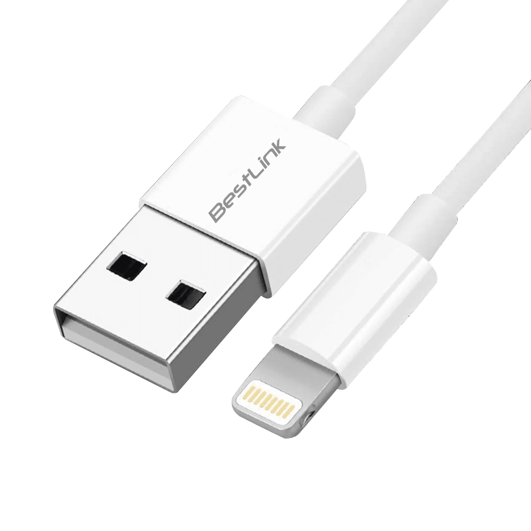 Cable Lightning de 2,4Amp certificado MFI iPhone, color blanco, 1,5 metros / BL-CH200CE1