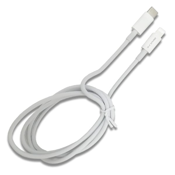 Cable de carga USB tipo C a lightning PD de 5amp, color blanco 1 mt / BL-CH200PD2