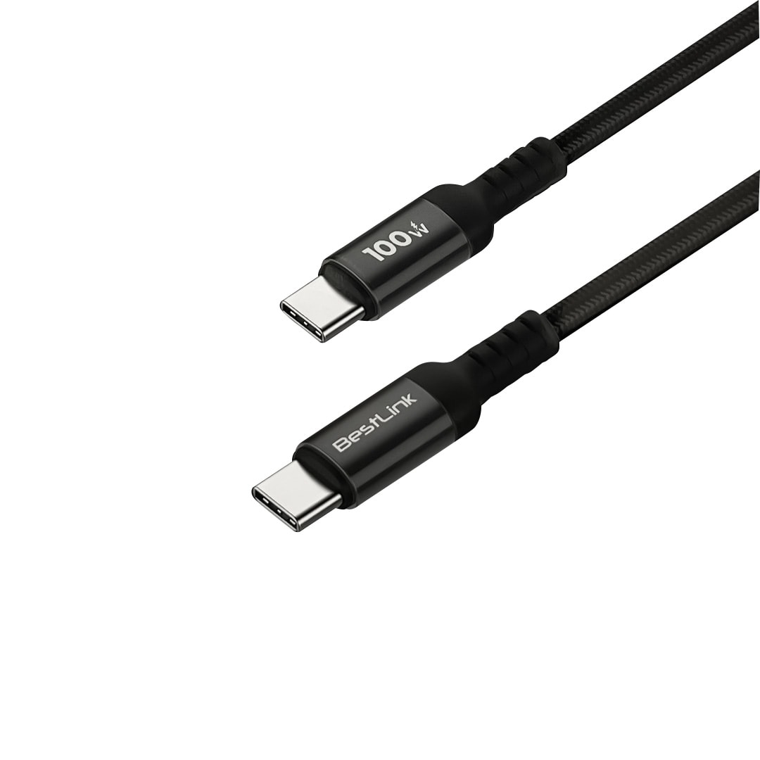 Cable de carga USB tipo C – C carga rápida de 100W 2 m Mod. BL-CHCB4201