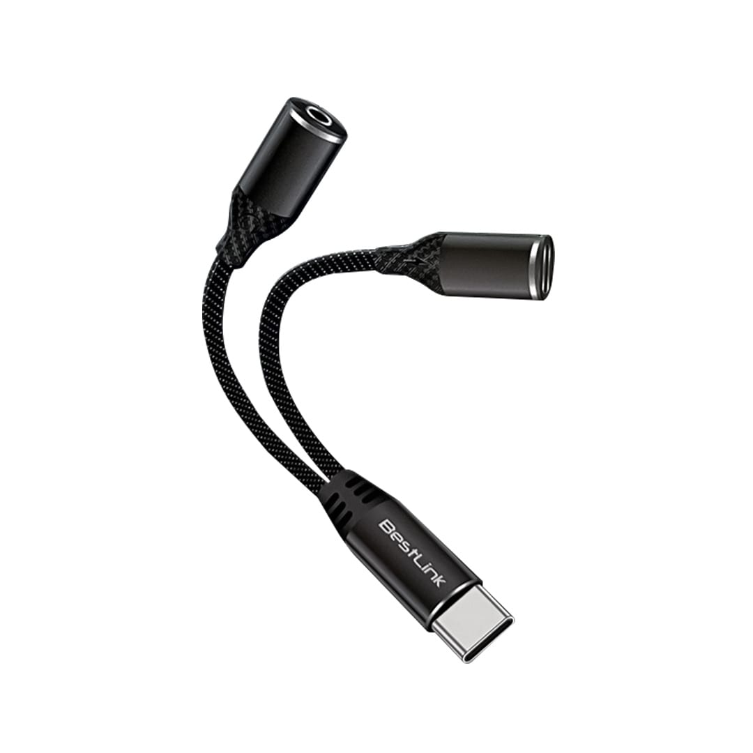 Adaptador USB C a USB C + audio 3,5mm tipo Y / BL-AD200A3