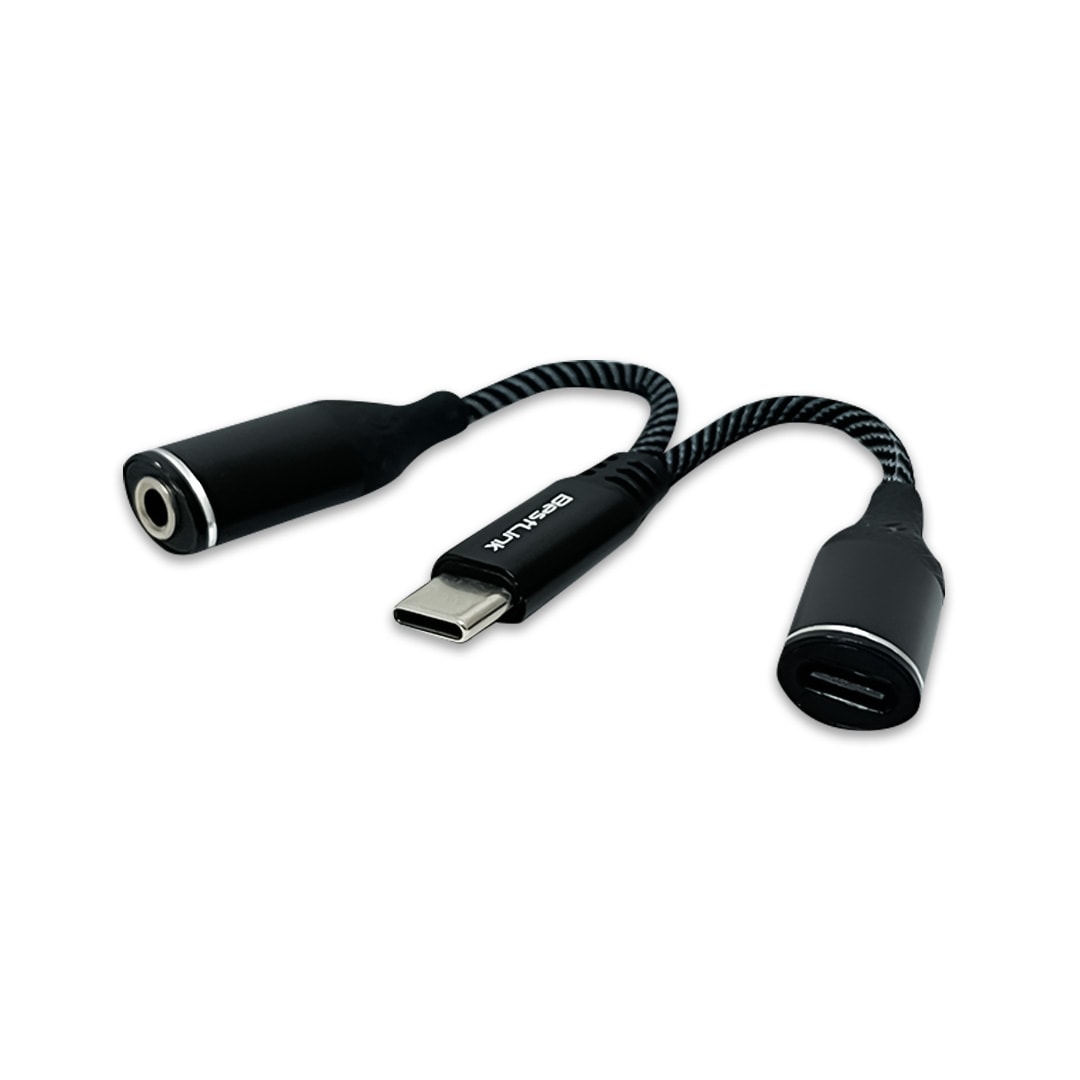 Adaptador USB C a USB C + audio 3,5mm tipo Y / BL-AD200A1