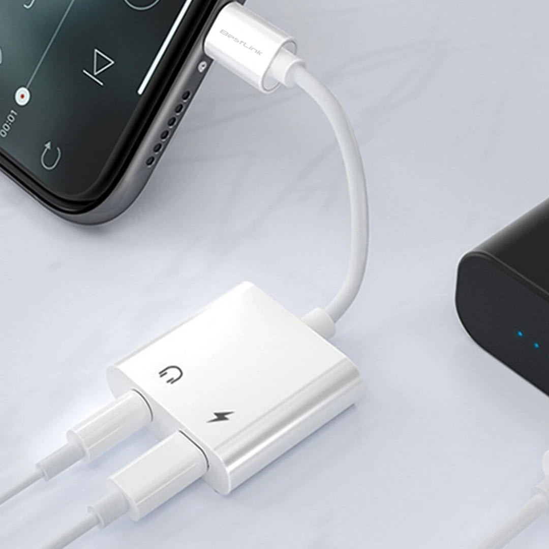 Adaptador Lightning a Lightning + audio 3,5mm / BL-AD910AL2