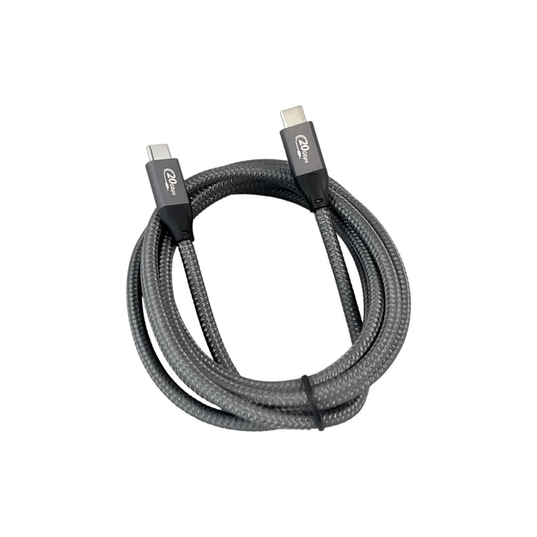 Cable de carga USB tipo C a C, carga rápida de 100W, 20Gb, 4K, 2 m Mod. BL-CHCB2020GB2