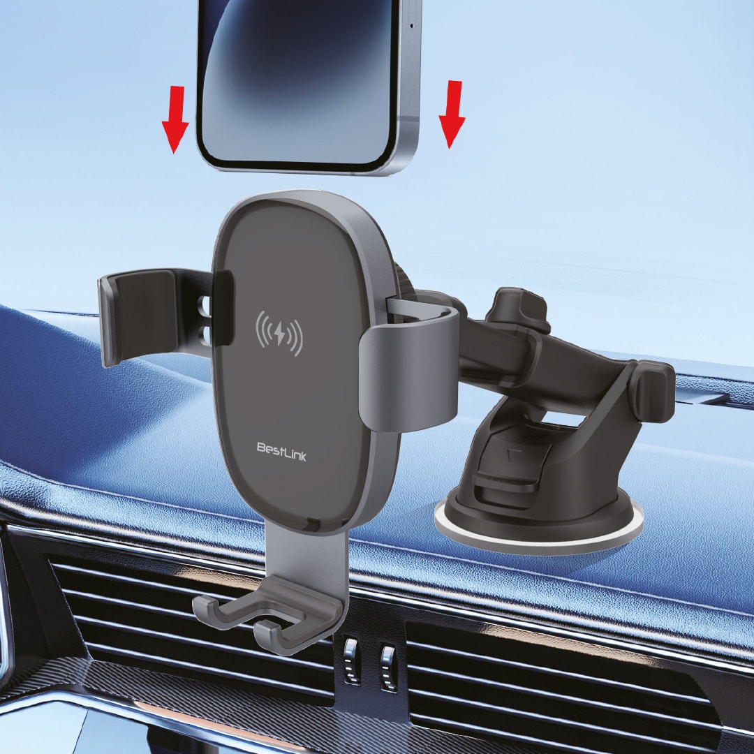 Soporte Inalámbrico Universal para Automóviles Mod. BL-HDG80W1