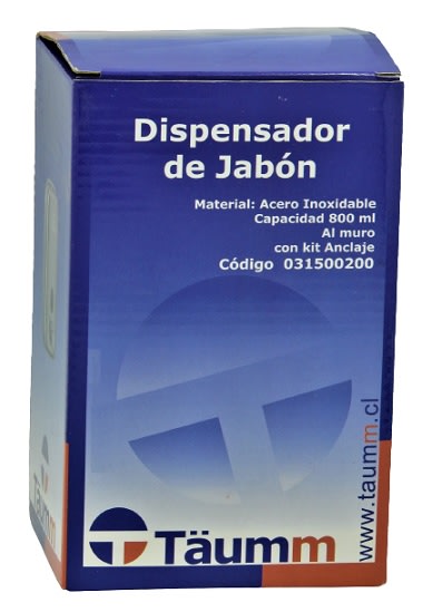 Dispensador de Jabón de Acero 800ml Täumm1
