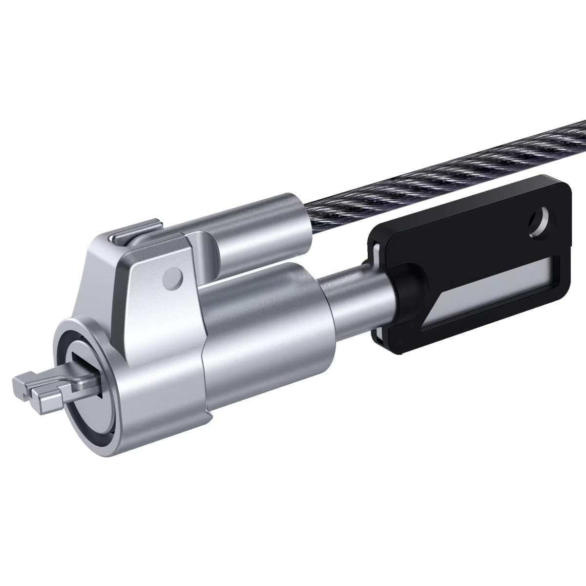 Candado para Notebook Slot NANO con Llave, 1,8m de largo y 4mm Mod. UT-LK080K1