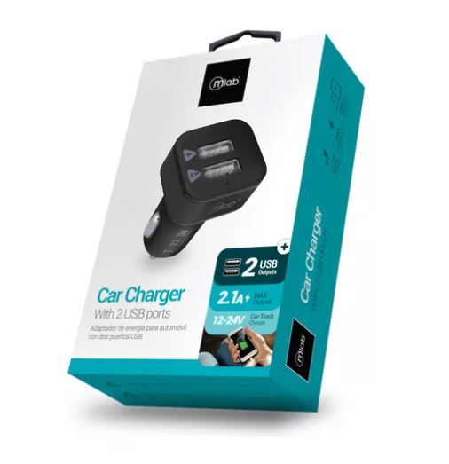 MLAB ADAPTADOR AUTOMOVIL 12V 2USB BLACK3