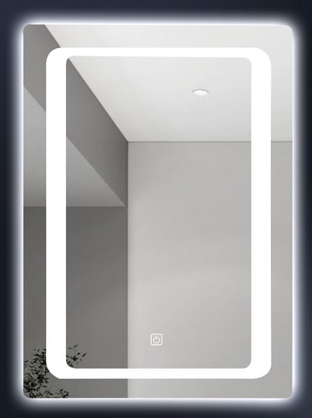 Espejo 70X50 Rectang. c/Luz Led Contorno Taumm1