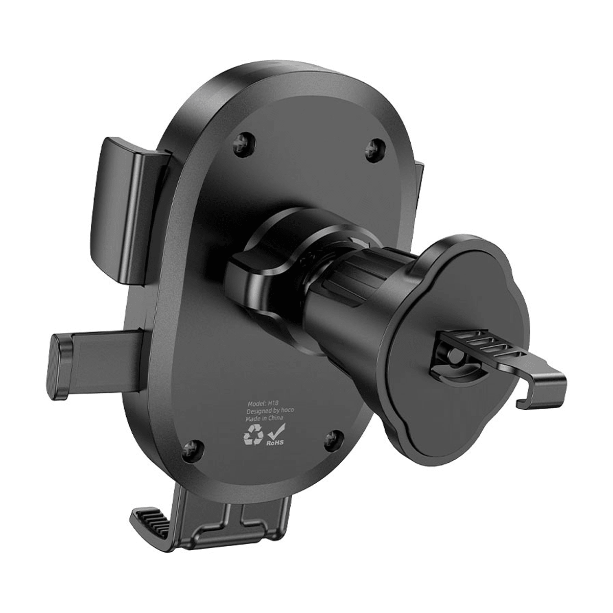 Soporte De Auto Rejilla Hoco H18 Negro2