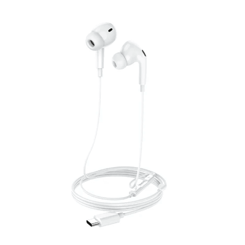 Audífonos In Ear Hoco M101 Pro Crystal Tipo C Blanco2