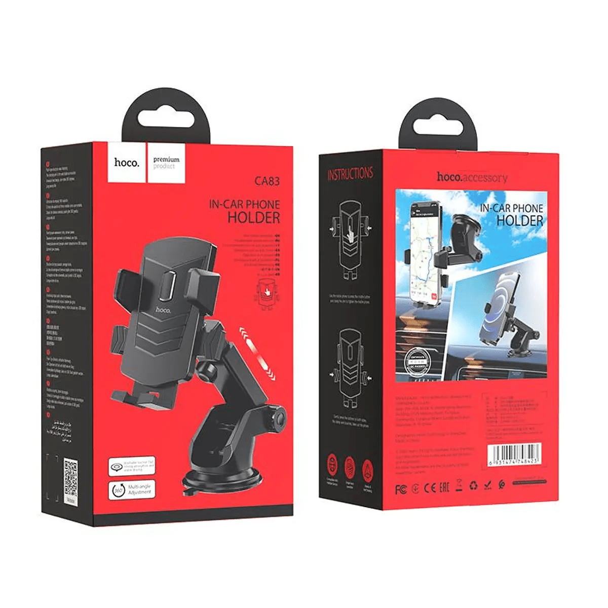 Soporte para Auto Hoco Ca83 David Negro para tablero1