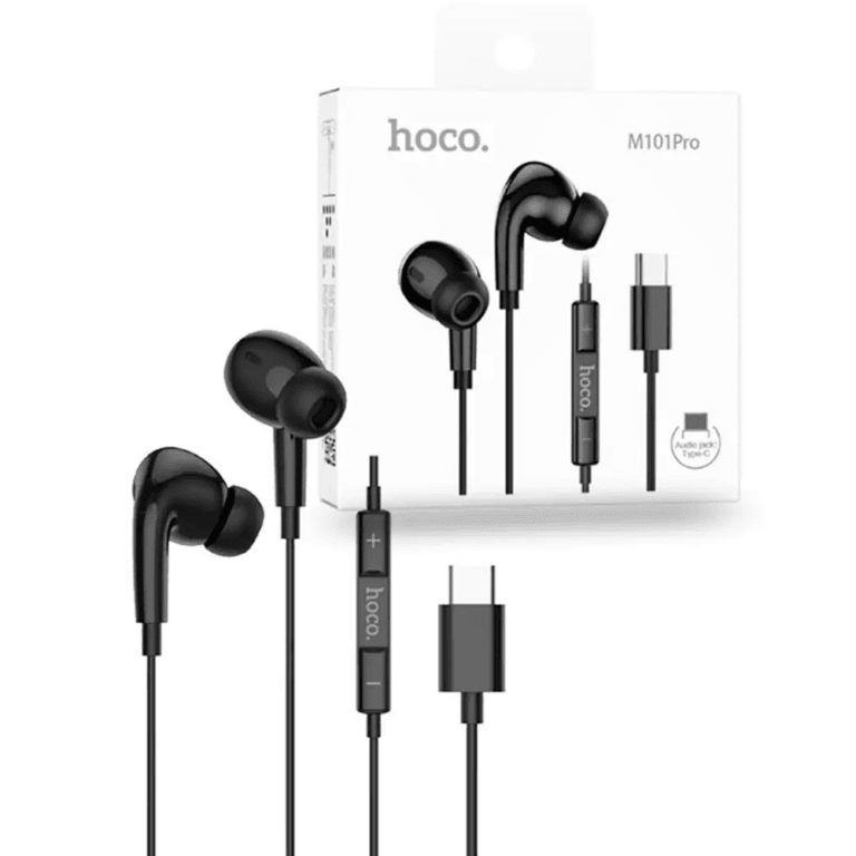 Audífonos In Ear Hoco M101 Pro Crystal Tipo C Negro1