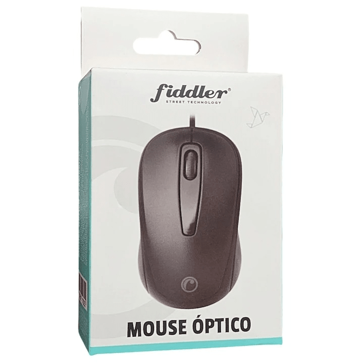 Mouse Óptico Fiddler FDM217 Negro2