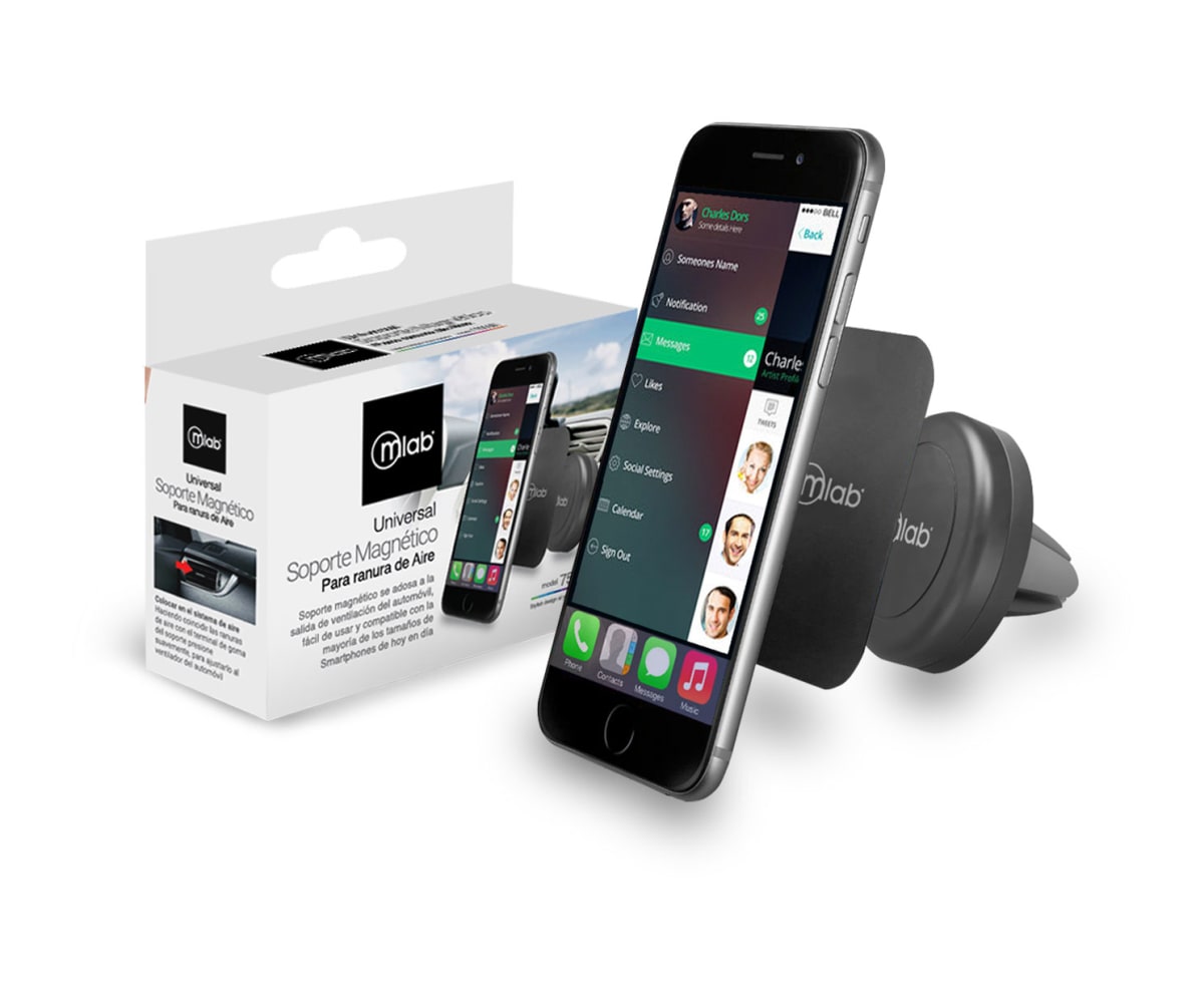 MLAB SOPORTE SMARTPHONE AIR VENT 360 MAG2