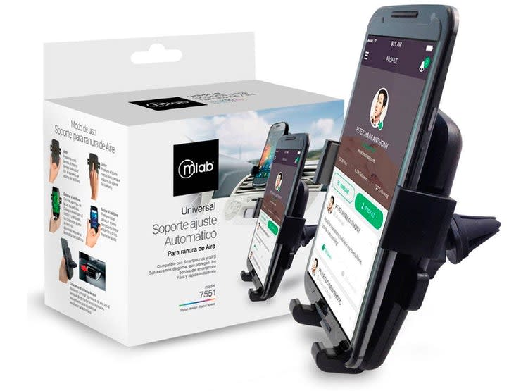 Soporte Smartphone Mlab Air Vent Automático3