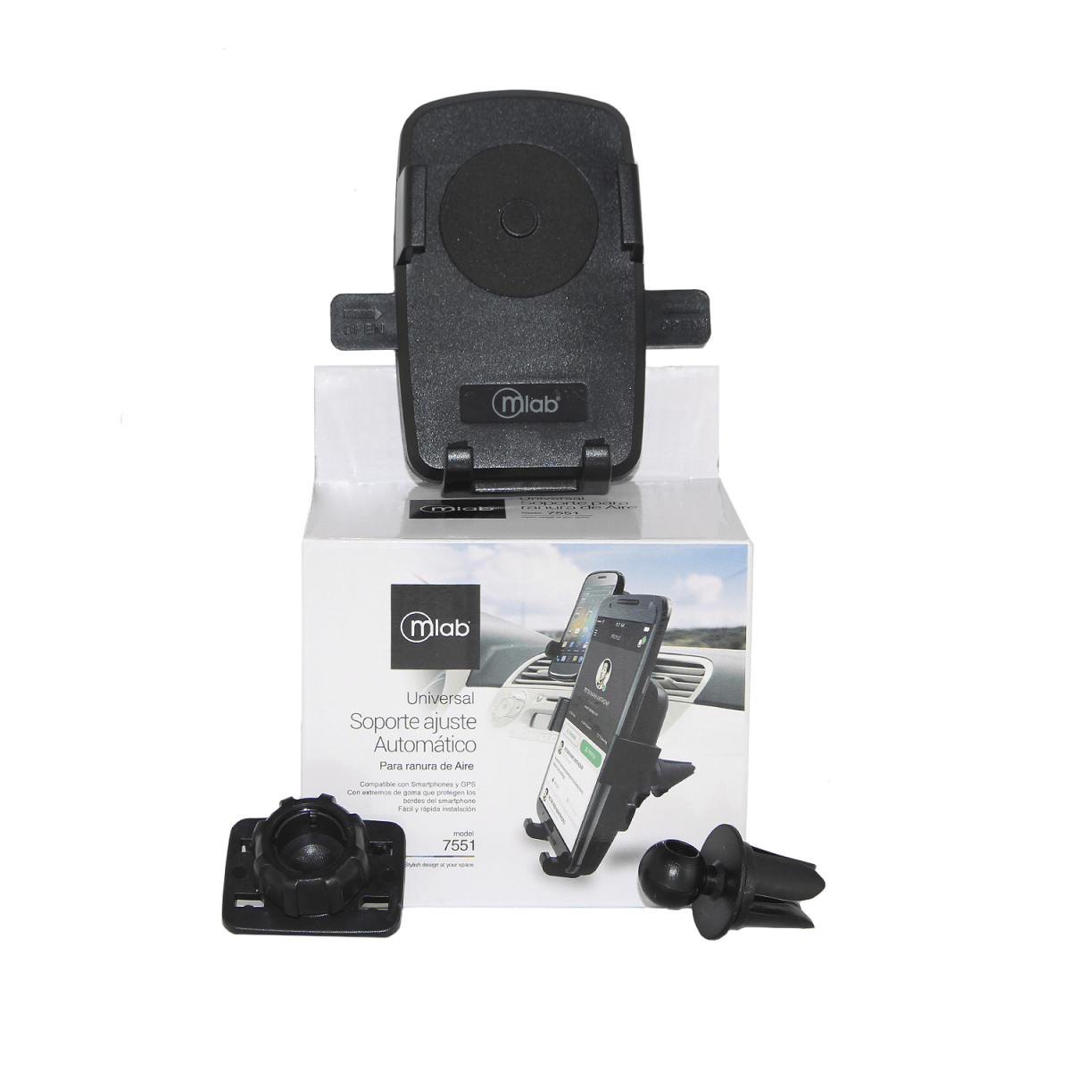 Soporte Smartphone Mlab Air Vent Automático2