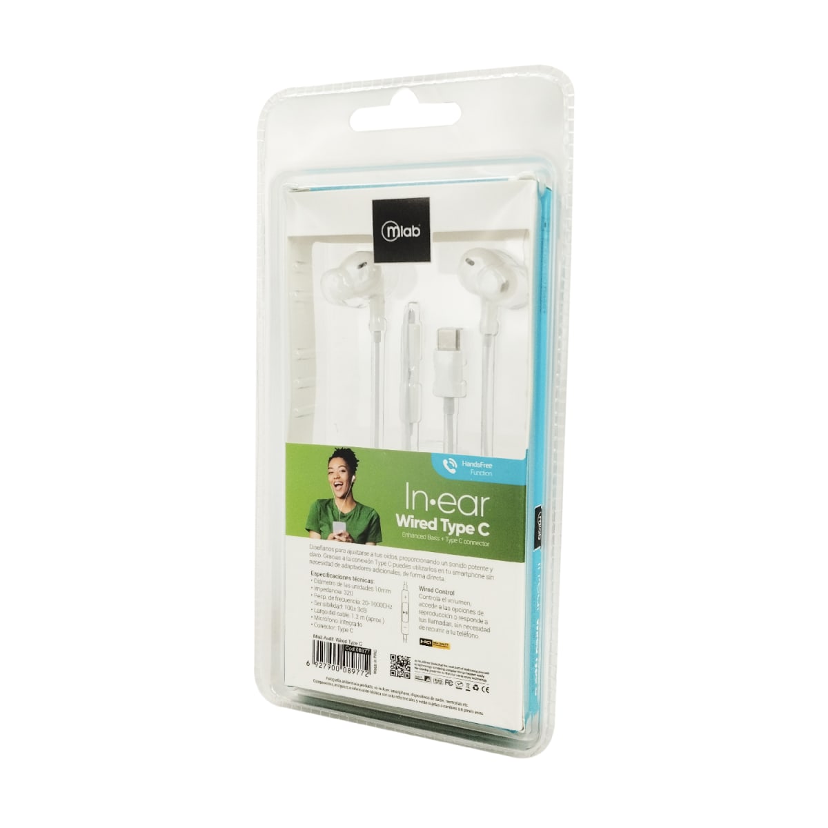 8977 – Audífonos In earWired Type C5