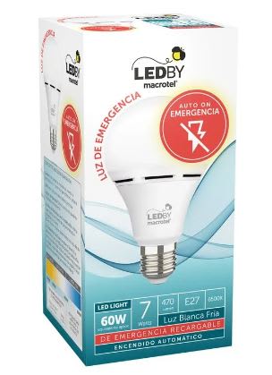 Ampolleta Led de Emergencia a60 7w3