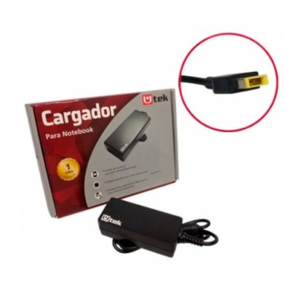 Adaptador de energia LENOVO 20V 3,25A pin rectangular / mod. UT-LN65(2)2