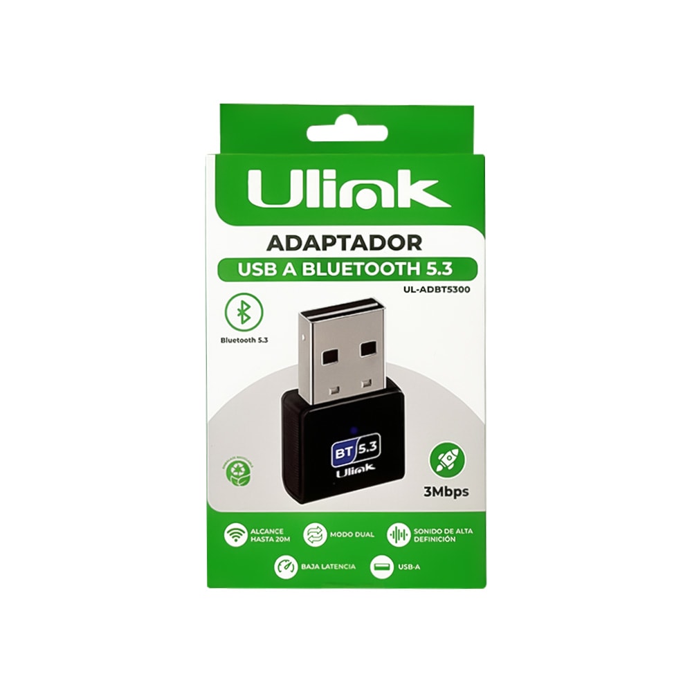 Adaptador USB a Bluetooth 5.3 / Mod. UL-ADBT53002