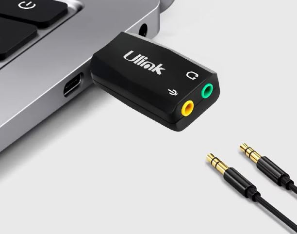 Adaptador USB 2.0 A Audio 3.5 mm / Mod. UL-ADSND2