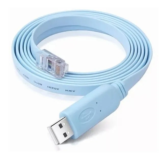Cable Consola Cisco Usb Rj45 Conexión Directa A Usb 1,8 Mts2
