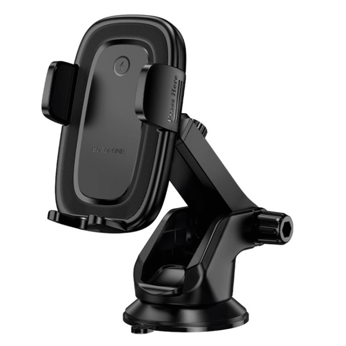 Soporte De Auto Borofone Bh223 Carga Inalambrica Negro1