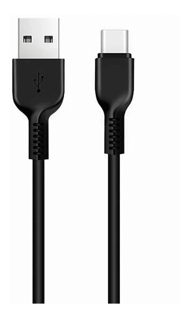Cable Usb a C Hoco x20 1 metro Negro1