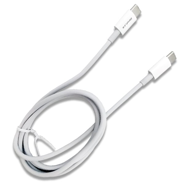 Cable de carga rápida de USB C a USB C de 3amp, color blanco, 1 mt / BL-CH600PD33
