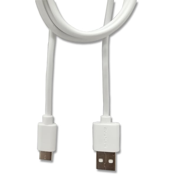 Cable de carga USB tipo C carga rápida de 2,4amp, color blanco, 1 mt / BL-CH0600W4