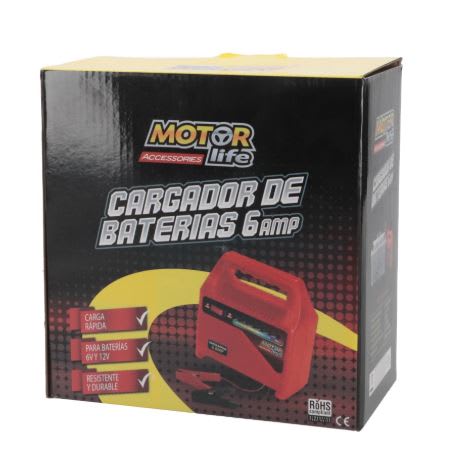 Cargador de Batería MOTORLIFE 6/12V3