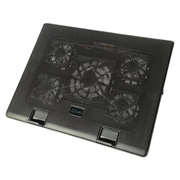 Cooler para notebook 12 -17?, 5 ventiladores de alto rendimiento con velocidad ajustable / mod. UT-N2