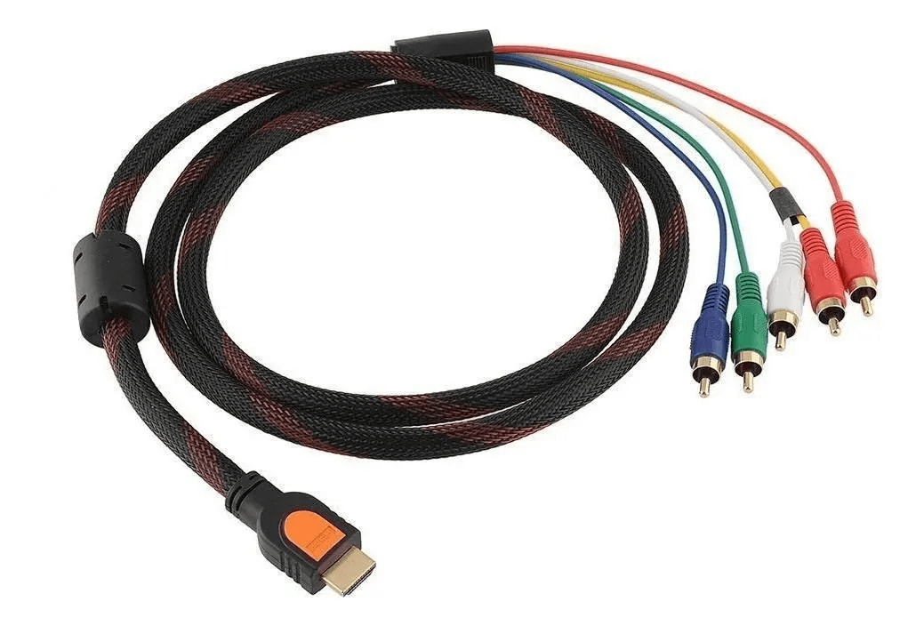 Cable Video Compatible Con Hdmi Dual A Av Rca 5 Componentes1