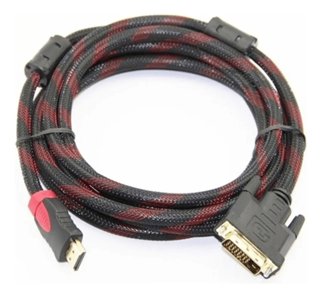 Cable Hdmi A Dvi 24+1 Mallado 2mt Macho Macho.1