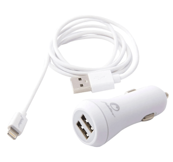 Cargador de Auto Fiddler Con Cable Lightning / FD-C00331