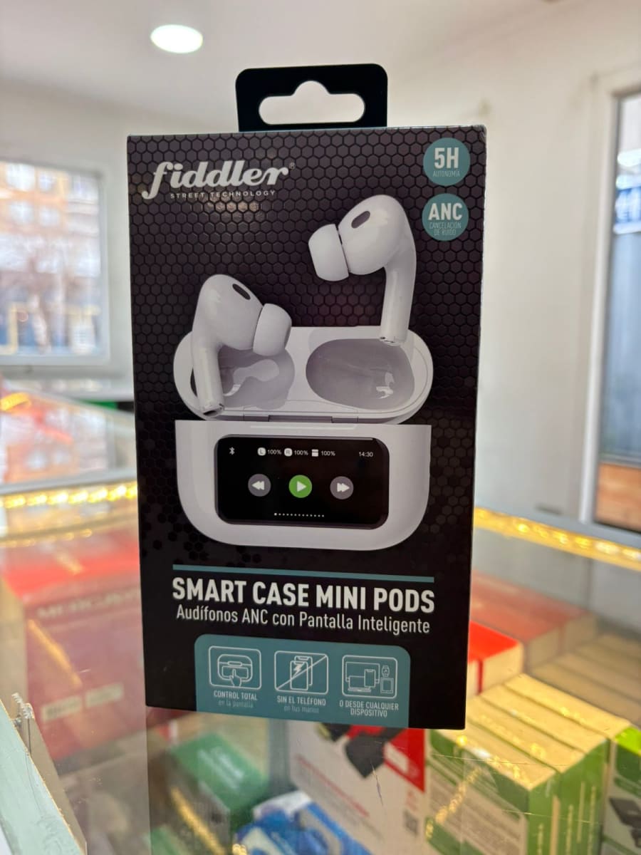 Audífono Bluetooth TWS con Pantalla Touch2