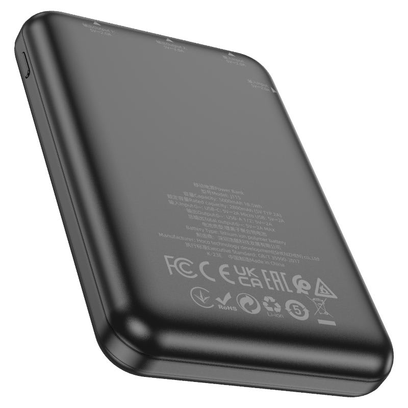 Bateria Portatil Powerbank Hoco J115 5.000 Mah Negro2